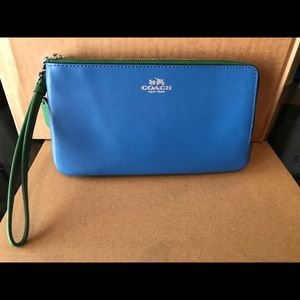 Never used Coach wristlet 2 tone